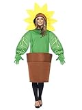 Sonnenblume im Topf Damen Herren Kostüm Unisex Kapuze Blumentopf Pflanze lustig witzig JAG Straßenkarneval Fasching