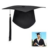 Miayical Bachelor Hut Unisex, Absolventenhut, Doktorhut Graduation Cap, Verstellbar Bachelor Abschluss Hut, für Abschlussfeiern vom Studium, Universität, Hochschule, Abitur