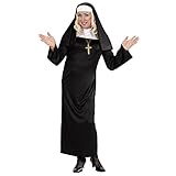 WIDMANN MILANO PARTY FASHION - Kostüm Nonne, Klosterfrau, Geistliche, Kirchen Kostüm, Karneval