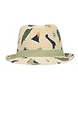 Sterntaler Strohhut Dino - Cooler Sommer Hut mit allover Dinos und Ripsband - UV-Schutz 50+ Sonnenhut - Jungen Hut - Baby uind Kinder Kopfbedeckung Strand - sand, Größe 51