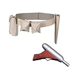 KoleGoe Prinzessin Leia Gürtel Cosplay Kostüm Rey Komposit Ledergürtel Set Amidala Gürteltasche Halloween Karneval Deko Zubehör