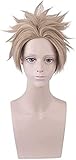 Uearlid Wig Anime Cosplay Hawkes Leinen Cosplay Perücke Boku no Hero Academia Leinenhaar Kostüm Halloween Party Midoriya Freund Perücken