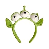 Dreiäugiges Alien Monster Stirnband, Plüschtier Augapfel Stirnband für Halloween Kostüm Cosplay Kopfbedeckung Zubehör