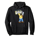 The Simpsons Homer Graphic Man Work Handyman Humor Caution Pullover Hoodie