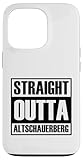 Hülle für iPhone 13 Pro Straight Outta Altschauerberg - Drachenlord Meme Internet