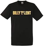 Billy Talent Logo Black T-Shirt Men Shirt Rock Band Tee Music Size XXXXL