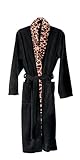 Tex Idea Playboy Bademantel Morgenmantel Sauna Bad Leopard mit Bunny Größe M NEU WOW - All-In-One-Outlet-24 -