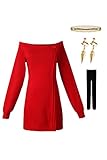 agfosa Yor Forger Cosplay Anime Kostüm Pullover Kleid Outfit für Halloween Karneval