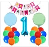 SWOKKTS Marvl Geburtstagsdeko 5 Jahre, Avegers Geburtstag Deko Jungen 5 Jahre, Superheld Geburtstag Kinder Luftballons mit Kuchen Deko, Marvl Deko Ballon Kindergeburtstag (Avegers Party Deko 5 Jahre)