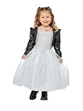Smiffys Braut von Chucky, Tiffany-Kostüm, Kleid und Jacke