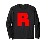 R Team Rocket Gruppen-Kostüm Karneval Partner-Outfit Langarmshirt