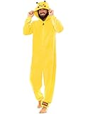 Pokemon Herren Schlafoveralls Pikachu Gelb XX-Large