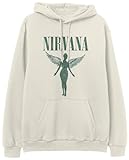 Nirvana Angel Männer Kapuzenpullover beige M 80% Baumwolle, 20% Polyester Band-Merch, Bands