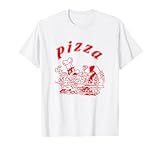 Pizza T-Shirt Logo Pizza Kostüm Italian Verpackung T-Shirt