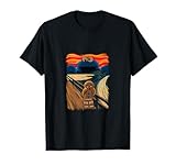 Cookie Muncher The Scream Munch Monster Witz T-Shirt