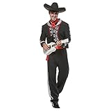 EraSpooky Herren Tag der Toten Kostüm Karneval Kostüme Mariachi Costume M