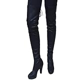 FEITIME Cosplay Boots Shoes For NieR:Automata Ver1.1a 2B PU Leather Anime Game Custom Boots