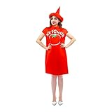 SEA HARE Halloween Kostüm Ketchup für Erwachsene