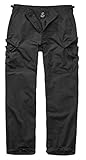 Brandit BDU Ripstop Trouser Cargohose, Schwarz, Größe L