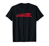 Gorillaz Paint Brush Red Logo T-Shirt
