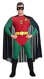 Rubie's Official DC Comics Robin klassisches Herren-Kostüm, Superhelden-Kostüm für Erwachsene, Rot/Grün Halloween