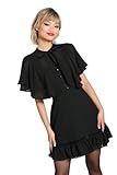 Hell Bunny Imperia Dress Frauen Kurzes Kleid schwarz L 100% Polyester Gothic, Sommerkleider