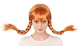 Topcosplay Perücke für Erwachsene Damen Lange Hellbraun Zöpfe Perücke Cosplay Halloween Perücke