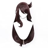 Genshin Impact Beidou Cosplay Perücke Schwarz Lange Welle Styling Haare für Erwachsene Frauen cos Beidou Rollenspiel Party Halloween Weihnachten Comic Con