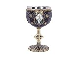 Nemesis Now B4886P9 lizensierter Ghost Papa Emeritus III Meliora Goldkelch, Harz mit Edelstahl