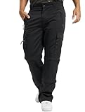 Brandit Savannah Herren Zip Hose Schwarz XL