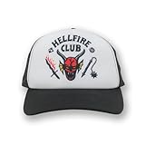Bioworld Stranger Things Hellfire Club Trucker Cap schwarz, Schwarz , Einheitsgröße