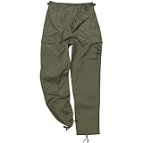 Mil-Tec Unisex Us typ Bdu Hose, Oliv, XL EU