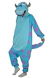 LorranTree Onesie Kostüm Jumpsuit Monsters Sulley Costume Damen Herren Erwachsene Relaxo Pyjama Tier Sullivan Weihnachten Halloween Schlafanzug SY-ShaLi XL