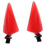 VICASKY 1 Paar Halloween-haarspangen Schwarze Dämonen-haarspange Teufel Cosplay Kopfbedeckung Hörner Haarspange Halloween Teufelshorn Haarspange Haarschmuck Aus Horn Haarklammer Harz Rot