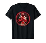 Marvel Deadpool Distressed Circle T-Shirt