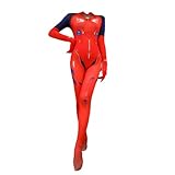Asuka Langley Soryu Cosplay Kostüm Jumpsuit Anime Cosplay Halloween Kostüm Karneval Party Bühnenauftritt Kleid Geschenke für Anime Fans