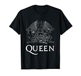 Queen Offizielles klassisches Wappen-Logo, Weiß T-Shirt