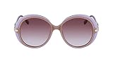 KARL LAGERFELD Damen KL6084S Sonnenbrille, Beige/Lila, Einheitsgröße