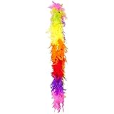 Boland - Federboa 50 g, Länge ca. 180 cm, 20er Jahre, Gatsby, Karneval, Halloween, Fasching, Mottoparty, Kostüm, Theater