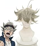 Anime Black Clover Cosplay Asta Kurze Perücken Cosplay Zubehör Hitze beständige Faser Cosplay Perücken Cosplay Kostüm Mütze