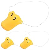 Toyvian 3Pcs Entenschnabel Schnabel Nase Weiche Entenschnabel Masken Tierreich Schnauze Tiernase Entenkostüm Maskerade Entennasen Für Halloween Kostüme Neuheit Artikel