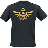 The Legend of Zelda Kurzarm-T-Shirt Hyrule Logo Schwarz Unisex