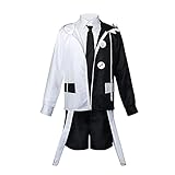 Jilijia Anime Nanami Chiaki Cosplay Kostüm Mädchen JK Verkleidung Full Set Mantel Rock Anzug Schuluniform für Halloween Karneval Anime Ausstellung, Monokuma Junge, XL