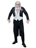 Smiffys Rocky Horror Show Riff Raff Kostüm, Jacke, Weste, Fliege & Handschuhe