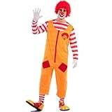 EUROCARNAVALES Clown McDonald Kostüm für Erwachsene