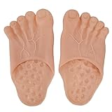 PenRux Große Fußpantoffeln, Schuhüberzug, Lustige Nackte Füße, Höhlenmensch-Monsterfüße, Realistische Großfußpantoffeln, Halloween-Cosplay-Kostüm-Requisiten, Partyzubehör, Kostümparty