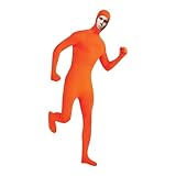 Sale Angebote, Unisex Ganzkörperanzug Halloween Karneval Ganzkörper Slenderman Kostüm Bodysuit Man Damen Herren Greenscreen Anzug Zentai Suit Orange, 180