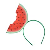 TINEASUR Stirnband Wassermelone Wassermelonen-Kopfschmuck Wassermelonen-Haarpflege Party Sommer wassermelone haarreif kinder stirnband Wassermelonen-Stirnband bopp Wärmeübertragungsfilztuch