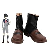 Darling in The FRANXX Hiro Kokoro Mitsuru Ikuno Cosplay Boots Leather Schuhe Custom Made Any Size, Male Size, 48