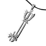 JUSONGKWCP Kingdoms Hearts Halskette Anime Kingdoms Hearts Sora Figur Cosplay Necklace Accessories Schlüssel Form Anhänger Jewelry
